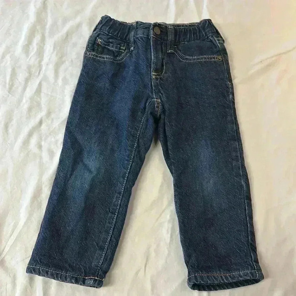 GAP - 2 peace matching set. Polo  shirt and lined jeans size 2 - Picture 5 of 8